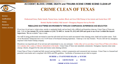 Desktop Screenshot of crimecleanoftexas.com